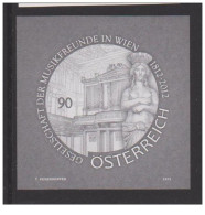 Austria Österreich 2012 - The 200th Anniv. Of The Society Of Music Friends In Vienna Black Print Mnh** - Prove & Ristampe