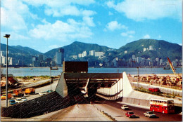 7-2-2024 (3 X 31) Hong Kong (Harbour Tunnel)  Thin "marking" At Front Of Card - Chine (Hong Kong)