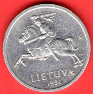 Lituania - Lietuva - Lithuania - 1991 - 1 Centas - QFDC/aUNC - Come Da Foto - Lituania