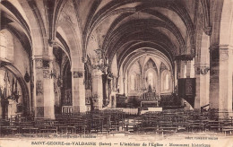 38 - SAINT-GEOIRE-en-VALDAINE - L'Intérieur De L'Eglise - Saint-Geoire-en-Valdaine