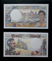 Superbe Billet Neuf Luxe De 500 F Polynesie Française PAPEETE émis En 1977 Très Difficile à Trouver En NEUF - Papeete (Polinesia Francesa 1914-1985)