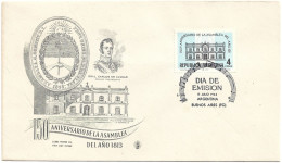 First Day Cover - Argentina, 150th Assembly Anniversary, 1963, N°611 - FDC