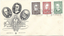 First Day Cover - Argentina, 21th Edition Of The International Physiological Sciences Congress, 1963, N°612 - FDC