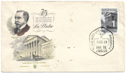 First Day Cover - Argentina, 75th La Plata City Foundation, 1958, N°613 - FDC