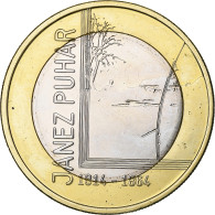 Slovénie, 3 Euro, Janez Puhar, 2014, BU, SPL, Bimétallique - Slovenië