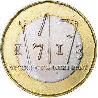 Slovénie, 3 Euro, Tolmin Peasant Revolt, 2013, SUP, Bimétallique, KM:108 - Slovénie