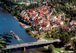 73955863 Neckargemuend Altstadtkern Neckar Mit Elzenzmuendung Fliegeraufnahme - Neckargemuend