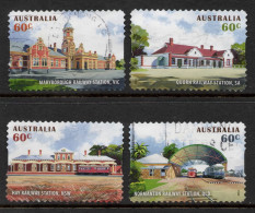 AUSTRALIA 2013 " HISTORIC RAILWAY STATIONS" SET  VFU - Usados