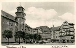 73768386 Witzenhausen Marktplatz M. Rathaus Fachwerkhaus Witzenhausen - Witzenhausen