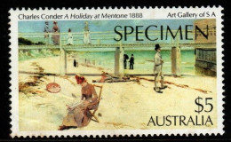 Australia 1987 $ 5 Holitay At Mentone SPECIMEN - Essais & Réimpressions