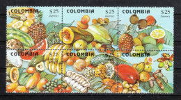 Kolumbien 1981**, Früchte, Kaktus / Cololombia 1981, MNH, Fruits, Cactus - Cactus