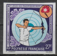 POLYNESIE FRANCAISE  PA  53 * *  NON DENTELE  Tir A L Arc - Tiro Al Arco