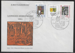 Germany DDR. FDC Sc. 695-697. Germany Meeting Of The Youth In The Capital Of The GDR.  FDC Cancellation On FDC Envelope - 1950-1970
