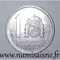 ESPAGNE - KM 821 - 1 PESETA 1987 - Juan Carlos I - SUP - 1 Peseta