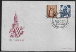 Germany DDR. FDC Sc. 273, 277.   Returned Paintings From The Dresden Painting Gallery.  FDC Cancellation On FDC Envelope - 1950-1970