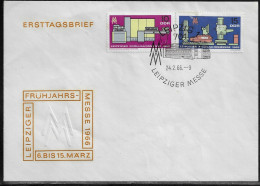 Germany DDR. FDC Sc. 811-812.    Leipzig Spring Fair 1966.  FDC Cancellation On FDC Envelope - 1950-1970