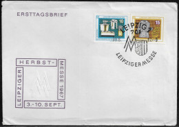 Germany DDR. FDC Sc. 949-950.    Leipzig Autumn Fair 1967.  FDC Cancellation On FDC Envelope - 1950-1970