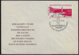Germany DDR. FDC Sc. B32.    Ravensbruck Memorial.  FDC Cancellation On FDC Envelope - 1950-1970