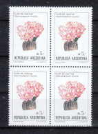 Argentinien 1987**, Blumen, Kaktus Gymnocalycium / Argentina 1987, MNH, Flowers, Cactus Gymnocalycium - Sukkulenten