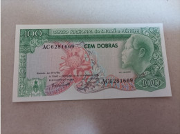 Billete De Santo Tome Y Príncipe De 100 Dobras, Año 1982, UNC - Sao Tome En Principe