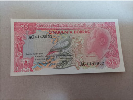 Billete De Santo Tome Y Príncipe De 50 Dobras, Año 1982, UNC - Sao Tomé Et Principe