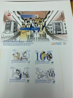Macau Stamp MNH Nurses Map Wheelchair Set And S/S - Unused Stamps