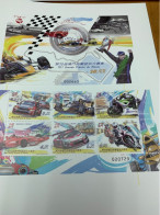Macau Stamp MNH 2023 Car Racing Motorcycle Grande Premio Set And S/S - Unused Stamps