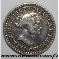 ITALIE - LUCQUES ET PIOMBINO - KM 23 - 1 FRANCO 1808 - ÉLISA BONAPARTE ET FÉLIX BACCIOCHI - TB+ - Venise