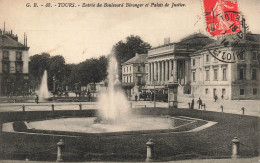 FRANCE - Tours - Entrée Du Boulevard Béranger Et Le Palais De Justice - Carte Postale Ancienne - Tours