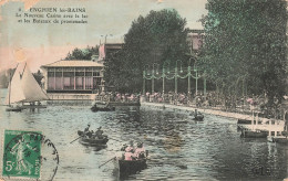 FRANCE - Enghien Les Bains - Le Nouveau Casino Avec Le Lac Et Les Bateaux De Promenades - Carte Postale Ancienne - Enghien Les Bains