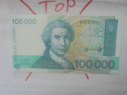 CROATIE 100.000 DINARA 1993 Neuf (B.32) - Croatie