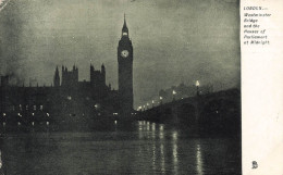 ROYAUME-UNI - Angleterre - London - Westminster Bridge And The Houses Of Parliament - Carte Postale Ancienne - Westminster Abbey