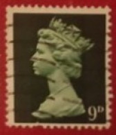 GRAN BRETAGNA  1967 QUEEN ELISABETH  MACHIN 9p - Usati