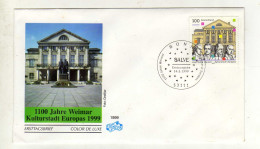 Enveloppe 1er Jour ALLEMAGNE DEUTSCHLAND Oblitération 53111 BONN 14/01/1999 - 1991-2000