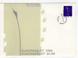 Enveloppe 1er Jour SUEDE SVERIGE Oblitération POSTEN STOCKHLOM 20/05/1999 - FDC