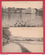 Boitsfort - L'Etang Et Les Hôtels - 2 Cartes Postales ( Voir Verso ) / Destockage - Watermaal-Bosvoorde - Watermael-Boitsfort