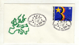 Enveloppe 1er Jour BELGIQUE BELGIE Oblitération BRUXELLES 1000 BRUSSEL 1 12/11/1992 - 1991-2000