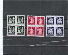 SLOVAQUIE Nº 83  AL 85 BLOQUE DE CUATRO - Unused Stamps