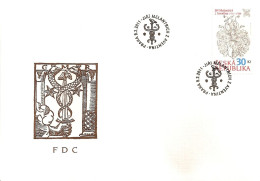 FDC 669 Czech Republic Jiri Melantrich Of Aventinum, Printer 2011 - Otros & Sin Clasificación