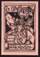 Ex Libris G.A. Seyler - Wappen Coat Of Arms Exlibris Ex-libris Ex Libris Bookplate - Ex-libris