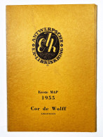 Eerste Map 1955. Cor De Wolff Graficus. Antwerpische Ex-Libriskring. - Ex-libris