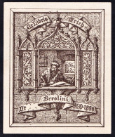 Ex Libris Erich Berolini - Gelehrter Scholar Exlibris Ex-libris Ex Libris Bookplate - Ex-libris