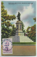 ETATS UNIS USA 3C RHODE ISLAND TERCENTENARY CARTE MAX POST CARD PROVIDENCE MAY 6 1950 - Cartas Máxima