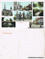 Gößnitz Mehrbild: Kirche, Uferstraße, Mittelstraße, Trachten Und Wehr 1918  - Goessnitz