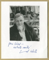 Edmund White - American Novelist - Rare Signed Card + Photo - New York 2000 - Ecrivains