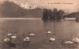 FRANCE - Lac D'Annecy - Ile Des Cygnes - Carte Postale Ancienne - Annecy
