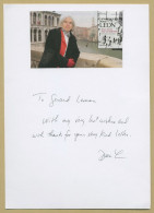 Donna Leon - American Author - Authentic Signed Card + Photo - Venice 2014 - Ecrivains