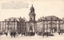 FRANCE - Rennes - Vue Sur L'hôtel De Ville - Animé - Carte Postale Ancienne - Rennes