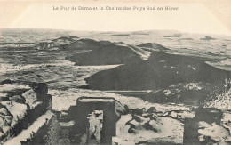 FRANCE - Le Puy De Dôme Et La Chaîne Des Puys Sud En Hiver - Carte Postale Ancienne - Andere & Zonder Classificatie