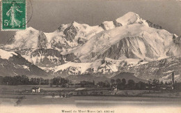 FRANCE - Massif Du Mont Blanc (alt 4810m) - Carte Postale Ancienne - Autres & Non Classés
